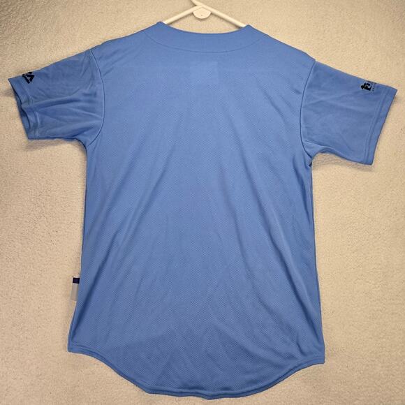 Chicago White Sox Jersey Youth Large Majestic Blue Heat Transfer Logo Cool Base - Picture 2 of 10